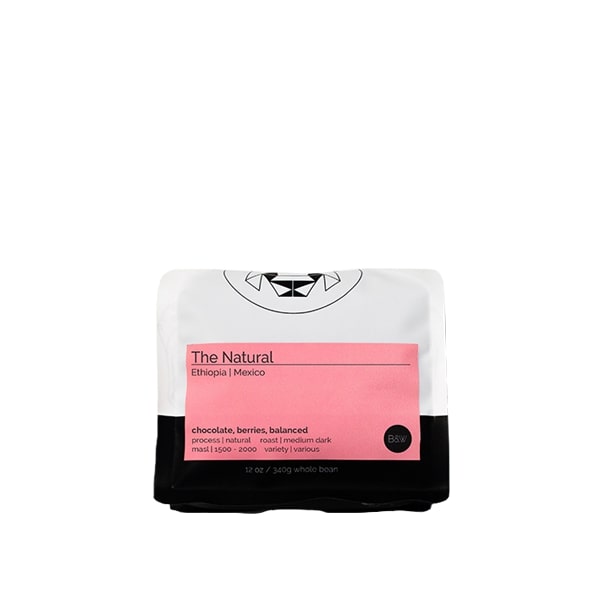 Black & White, The Natural coffee bag