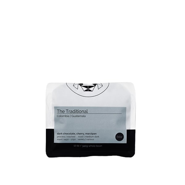 Black & White, The Traditional coffee bag