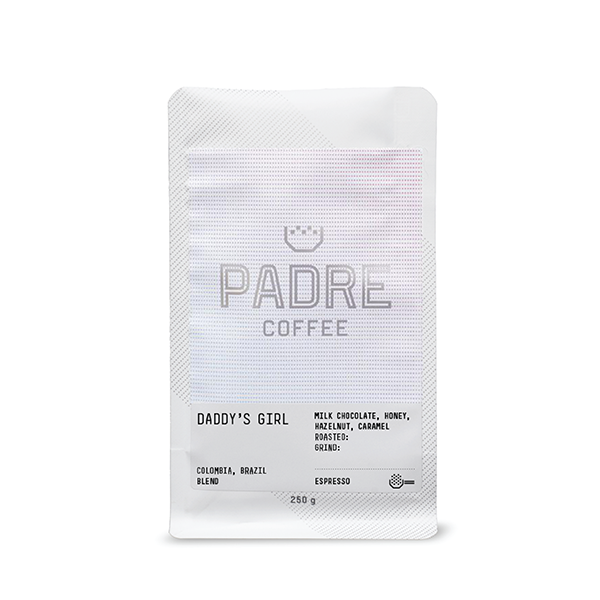 Padre Coffee, Daddy's Girl Espresso coffee bag