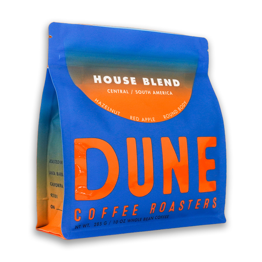 Dune, House Blend coffee bag