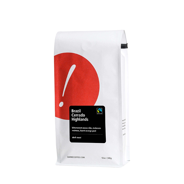 Brazil Cerrado Highlands Fairtrade Dark Roast