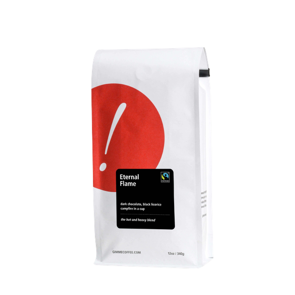 Eternal Flame Fairtrade Dark Roast by Gimme