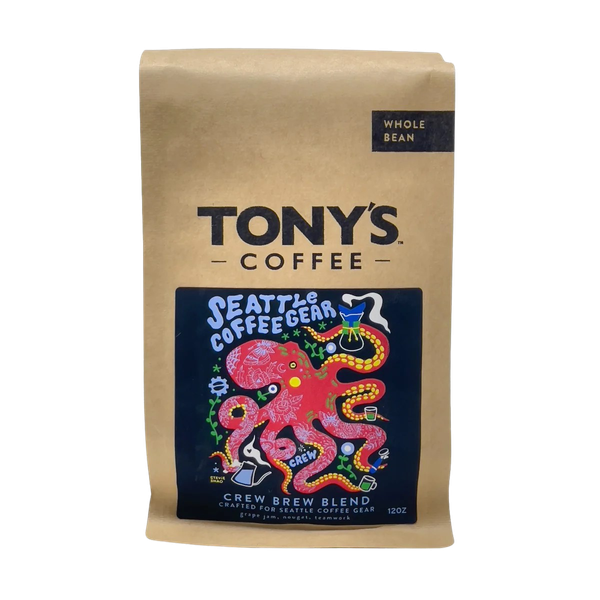 Tonys Coffee Crew Brew 12oz Whole Bean